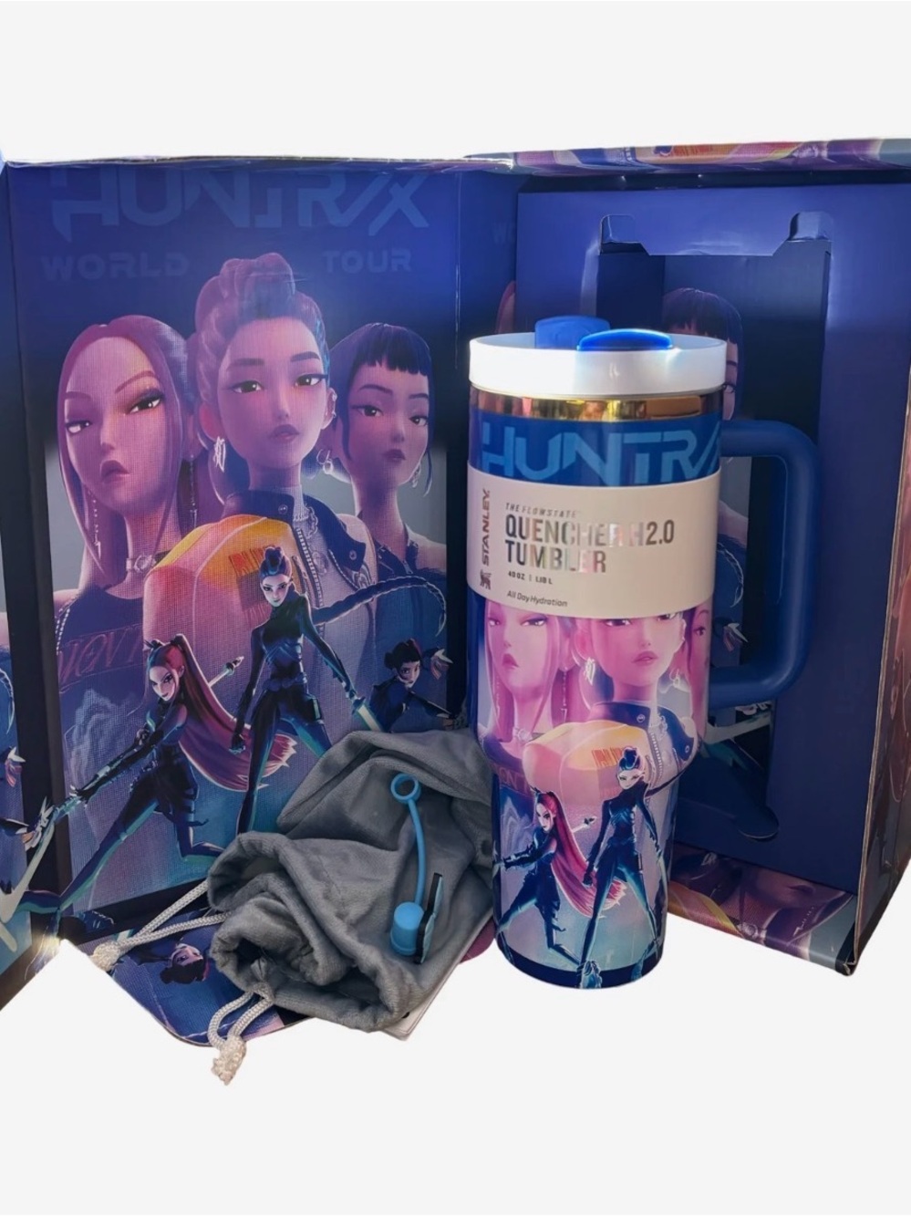 HUNTRX Quencher 2.0 Tumbler - Purple Blue Graphic